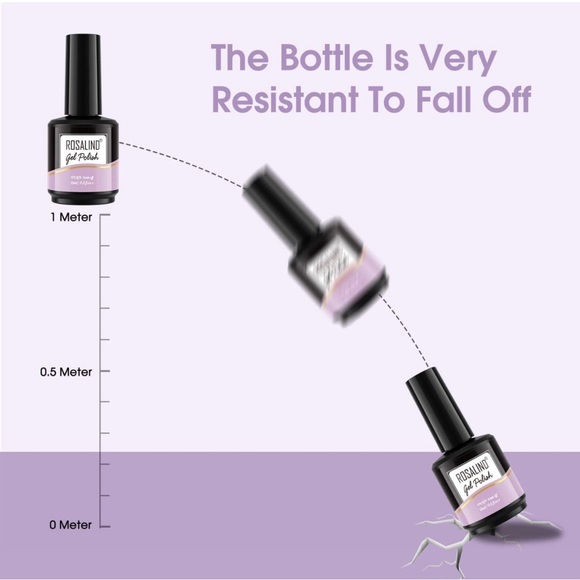 Gel Nail Polish Set 15ML 6 Pastel Colors Soak Off Nail Art Designs - Picture 5 of 10